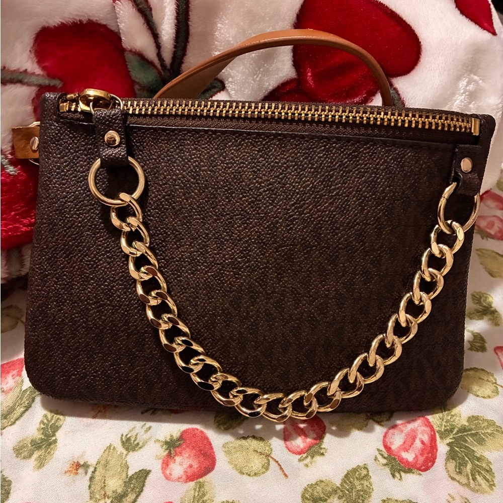 Brown Michael Kors belt bag